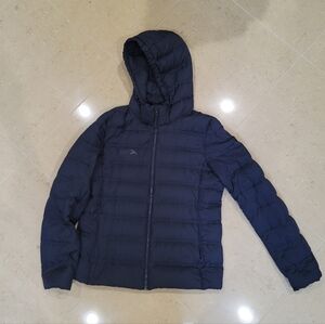 Uniqlo Navy Hooded Puffer Jacket